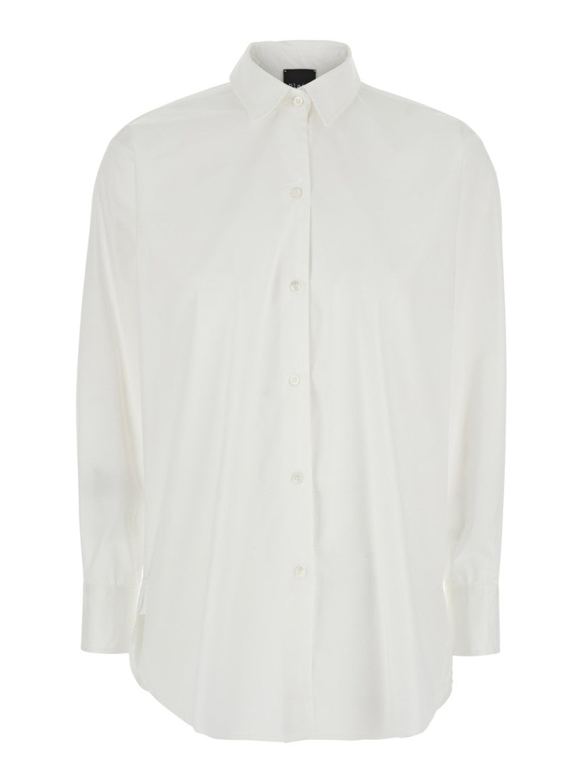 Plain White Shirt With Classic Collar