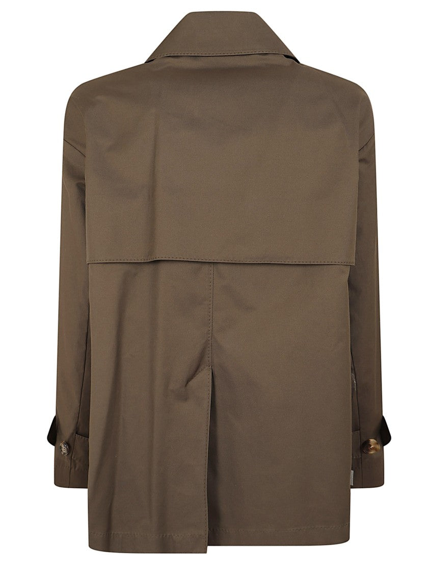 Max Mara Olive Green Mtczeno Trench Coat