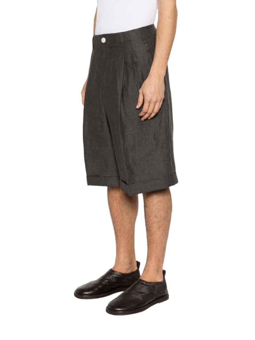 Jacquemus Grey Minimalist Elasticated Waistband Shorts