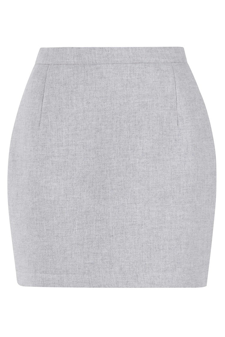 Pinko Textured Laminated Gauze Mini Skirt