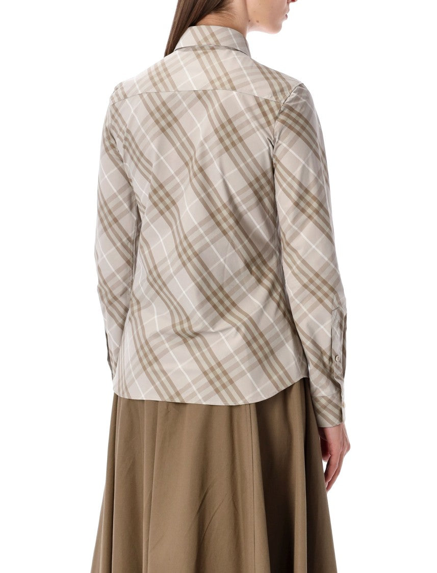 Burberry London Slim Fit Cotton Check Shirt