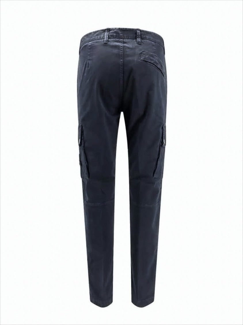 Stone Island Slim Tapered Cargo Pants With Utility Pockets