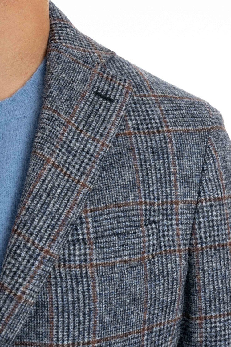 Barba Prince Of Wales Alpaca-Wool Jacket