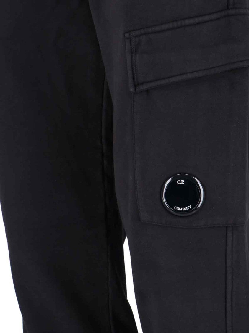 C.P. Company Logo Track Pants – Black