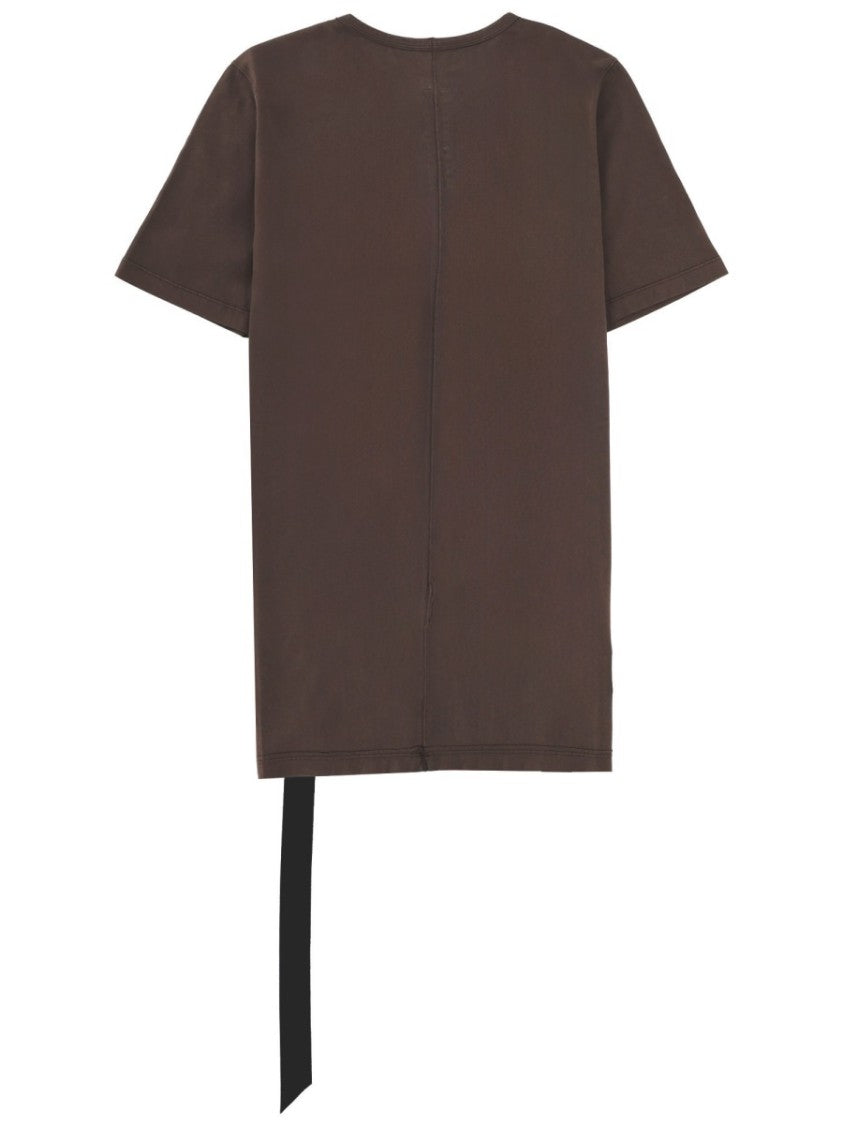 Drkshdw By Rick Owens Neutrals Level T Hanging Strip T-Shirt
