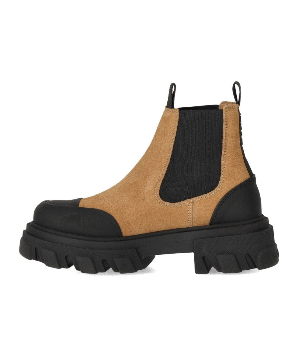 Ganni Cognac Chelsea Boot