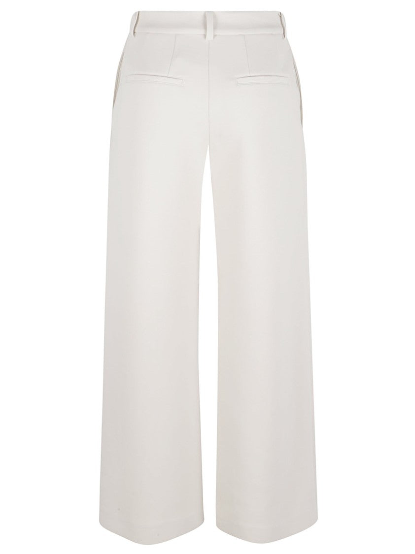 Max Mara Wide-Leg Cropped Trousers With Tailored Finish