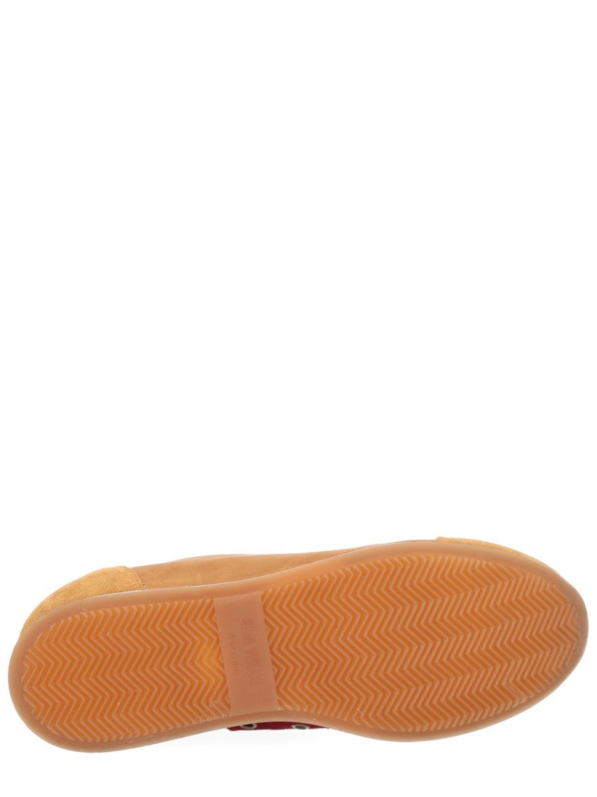 Uma Wang Tan Minimalist Suede Accent Leather Sneakers