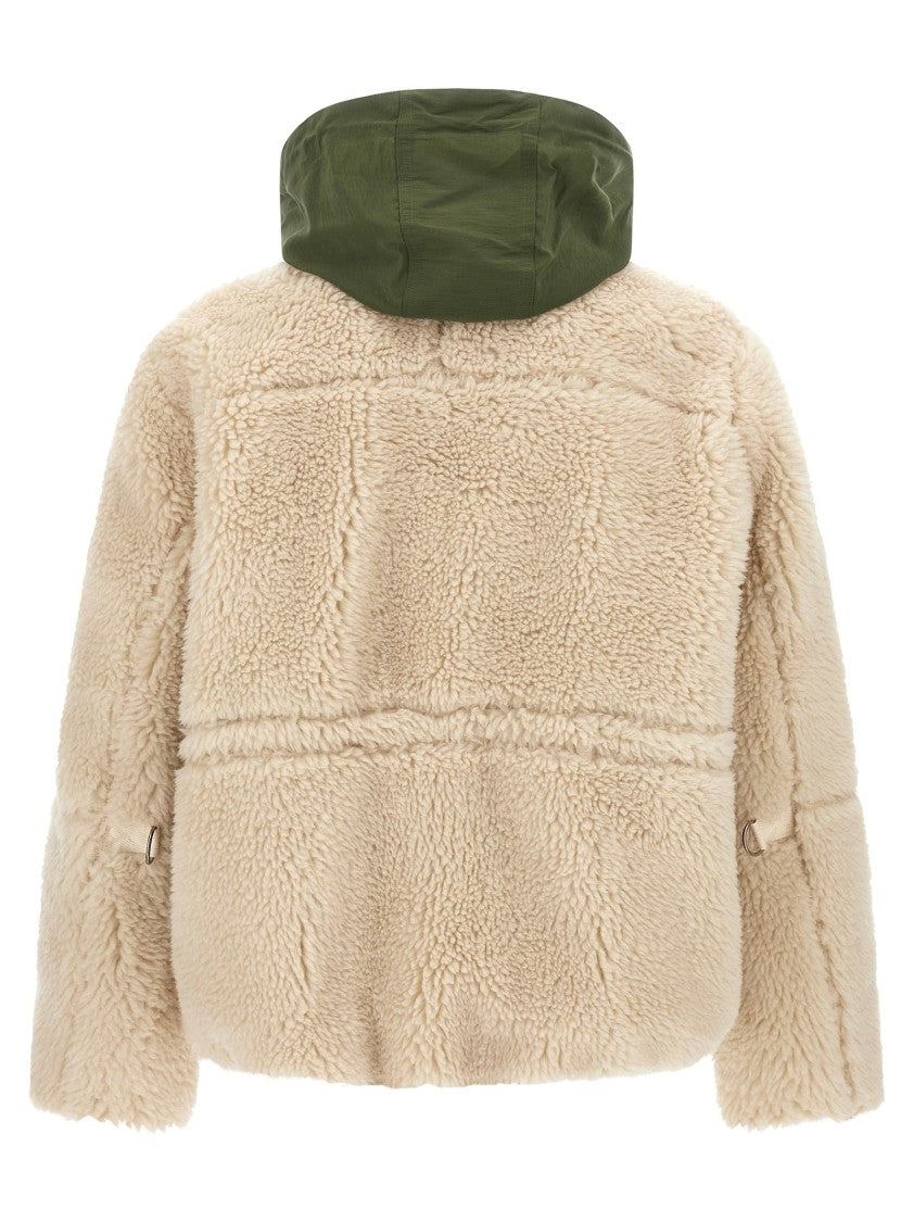 Sacai Faux Shearling Parka