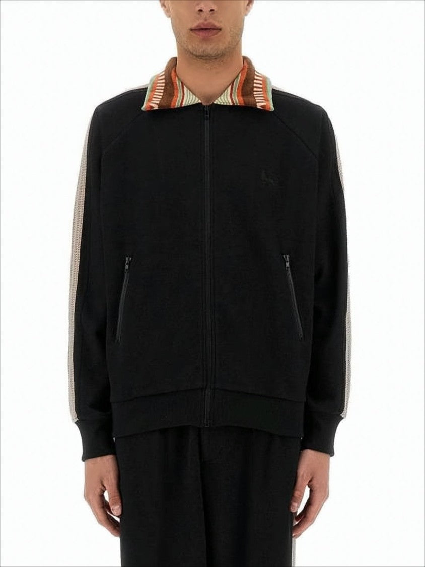 Sasquatchfabrix Black Striped Detail Lightweight Jacket