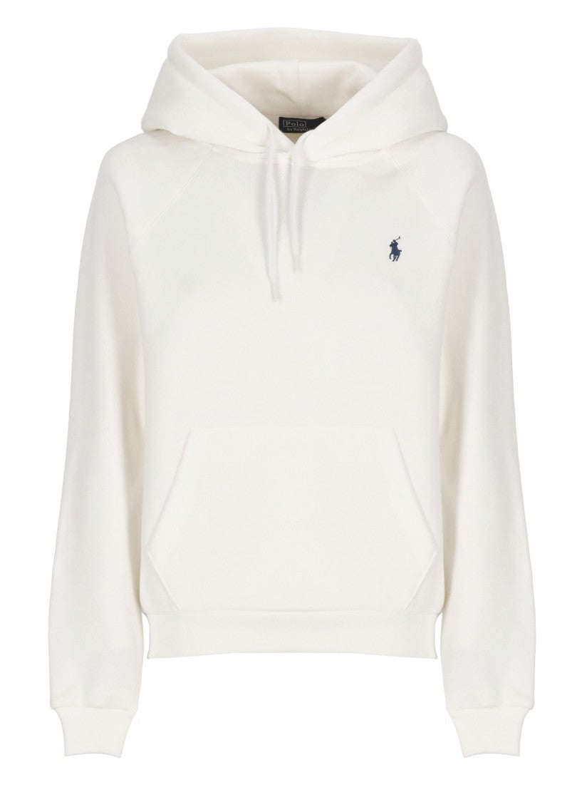 Polo Ralph Lauren Classic White Hoodie With Iconic Pony Logo