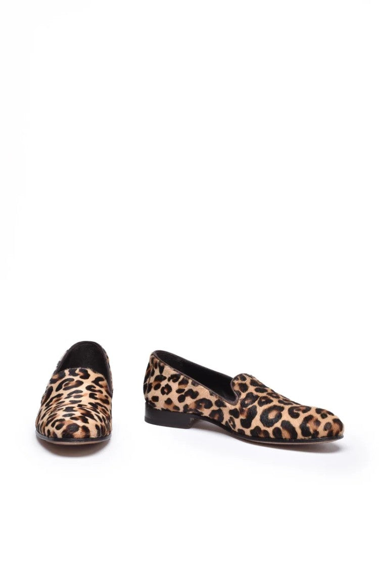 Migliore Leopard Print Pony Hair Loafer