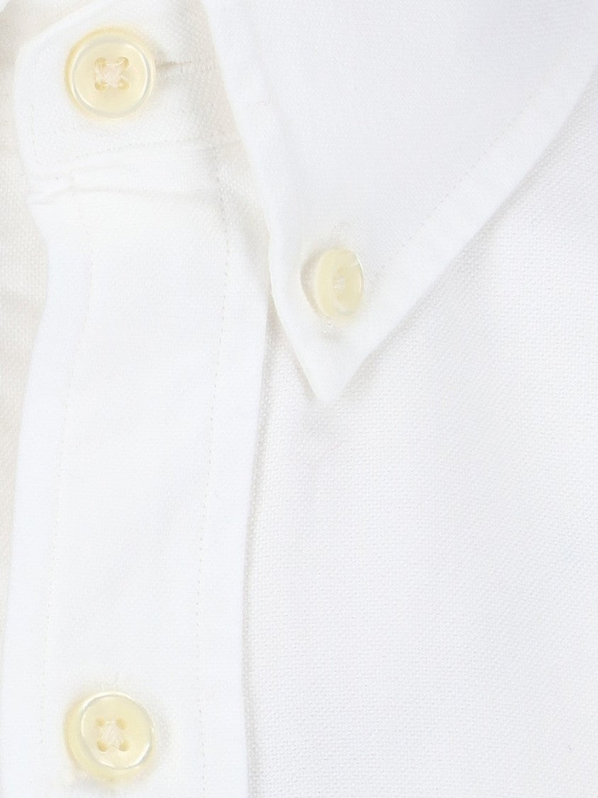 Polo Ralph Lauren White Classic Collar Cotton Shirt