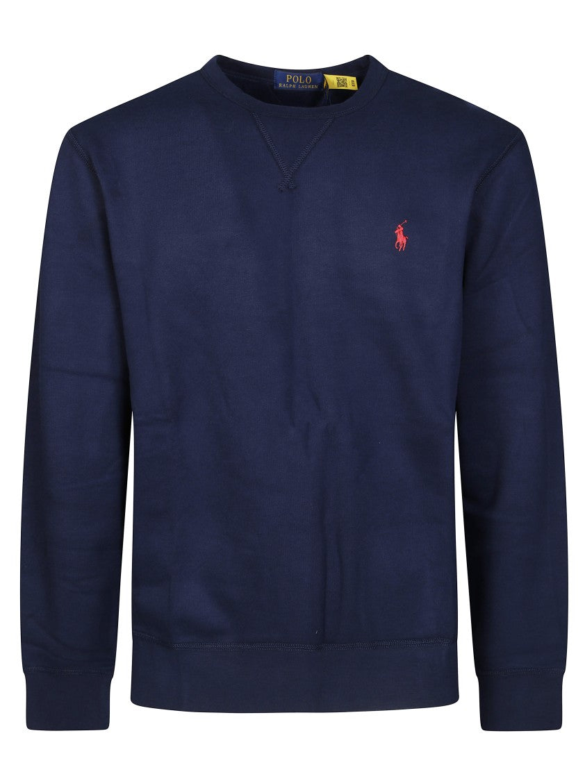 Polo Ralph Lauren Crewneck Sweatshirt With Embroidered Logo Detail