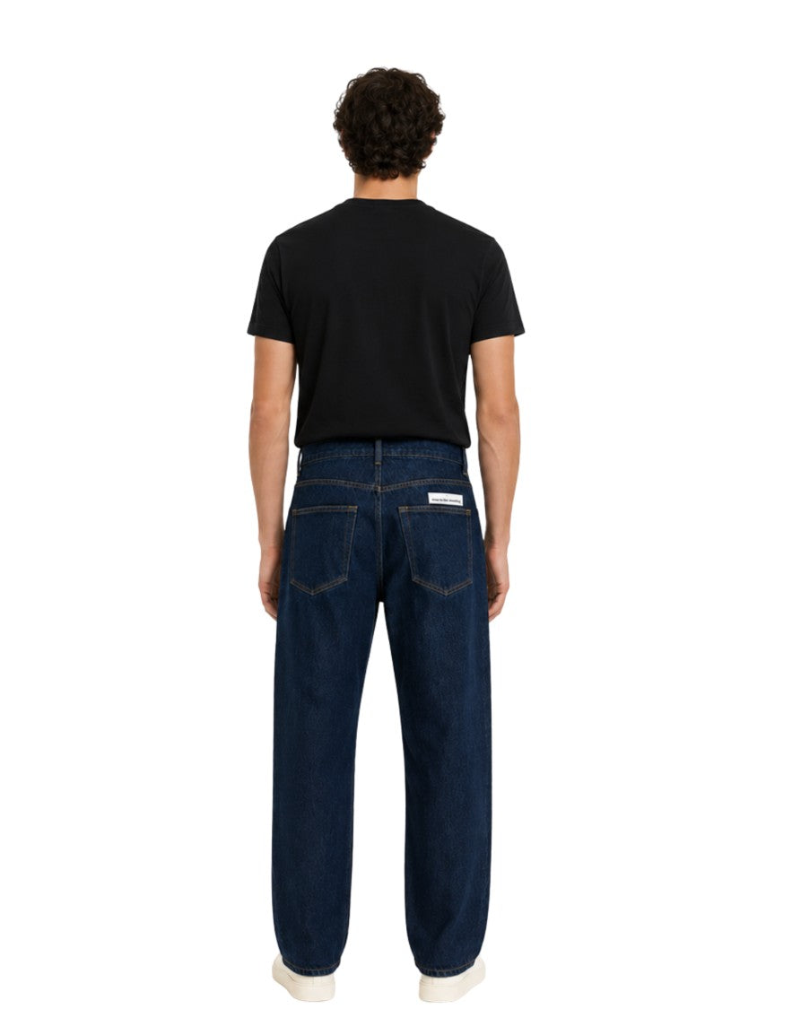 Nine In The Morning Dark Blue Icaro Carrot Fit Denim Jeans