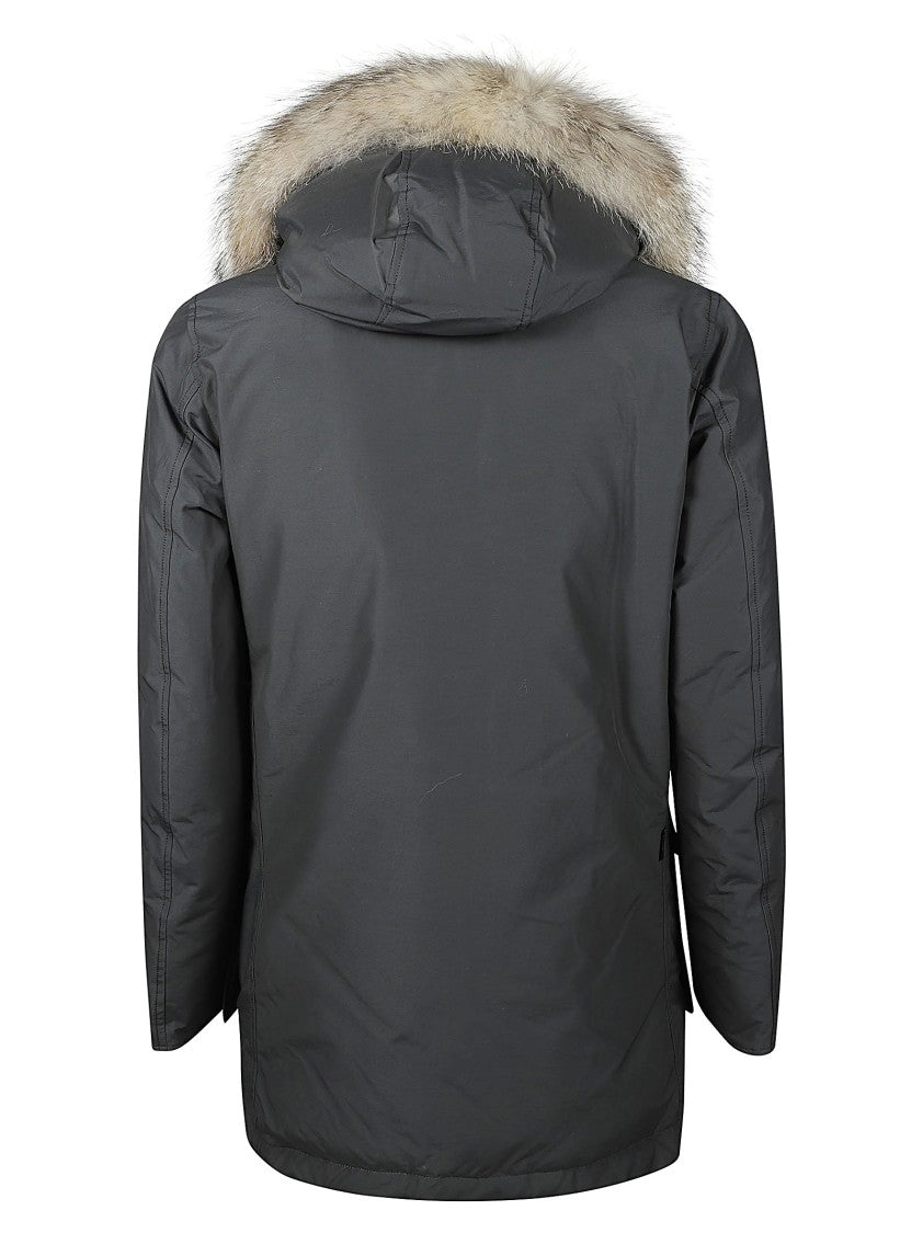 Woolrich Black Arctic Detachable Fur Parka