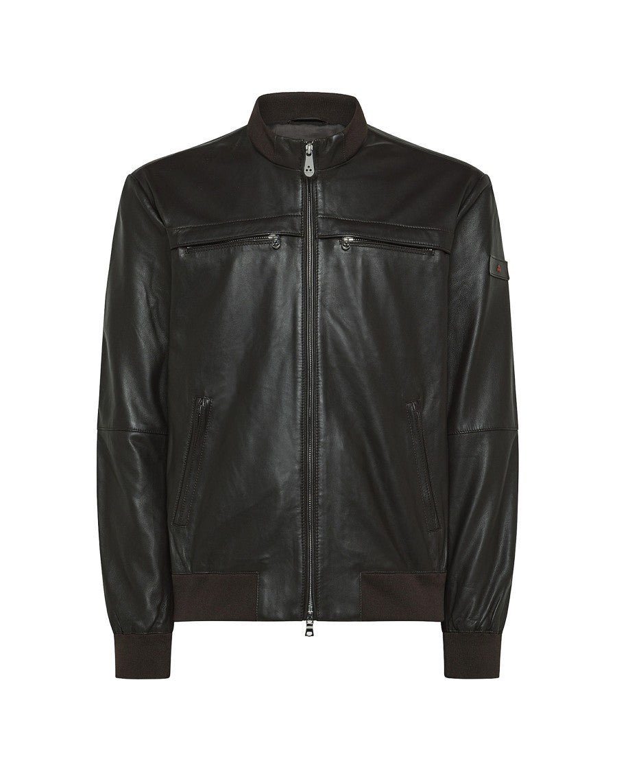 Peuterey Brown Leather Jacket