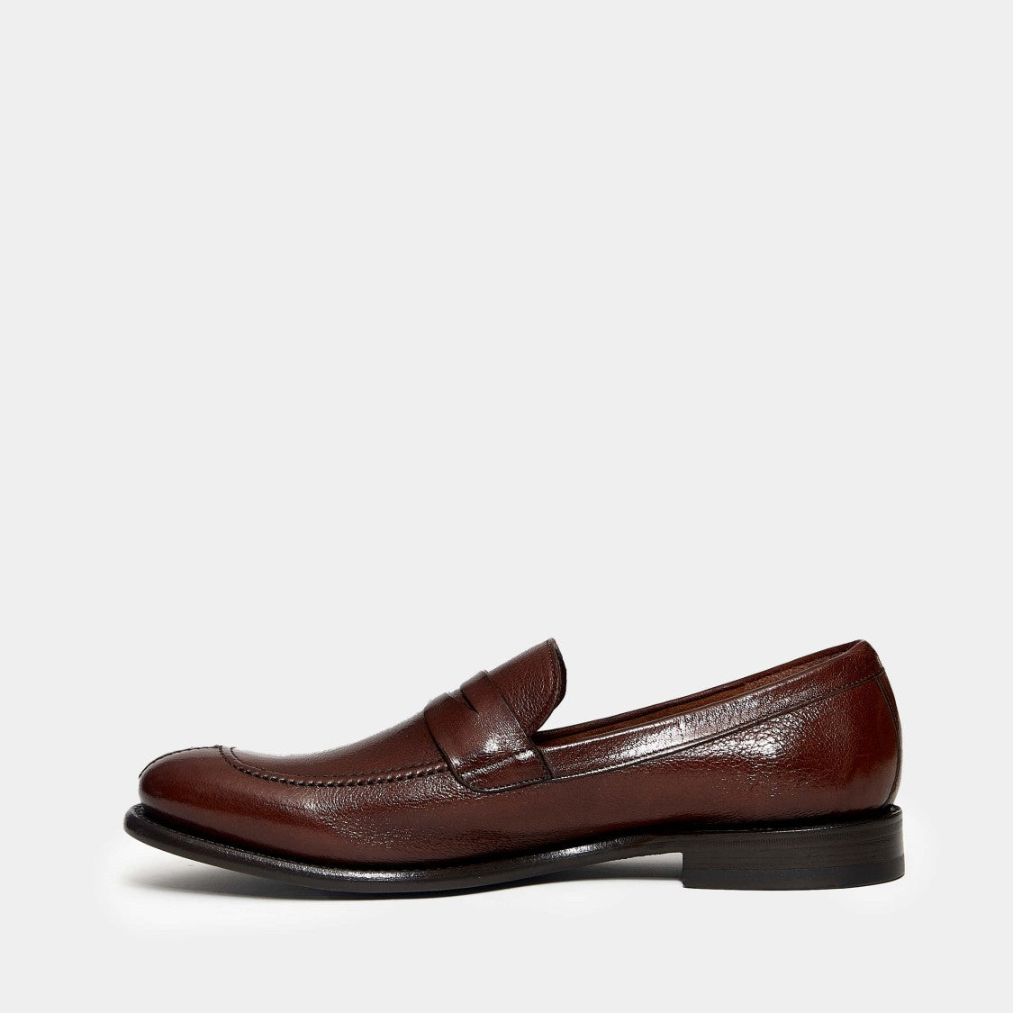 Ortigni Brown Leather Moccasin