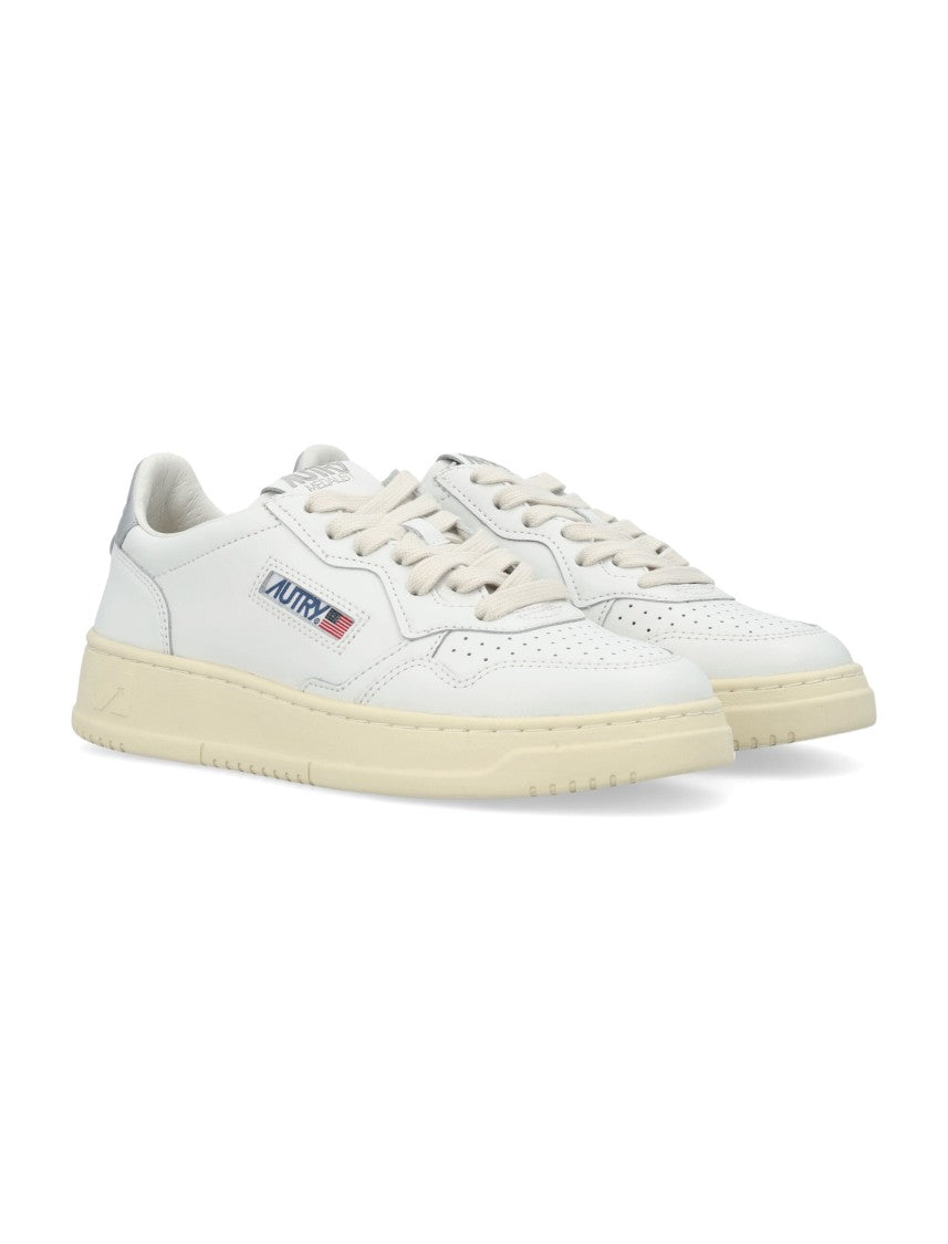 Autry Medalist Low Sneakers With Perforated Panels And Logo Accents