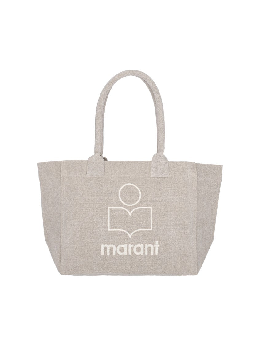 Isabel Marant “Yenky Zipped” Tote Bag – Beige
