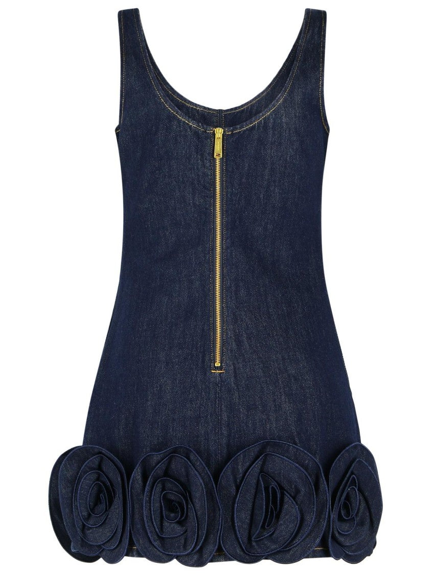Self-Portrait Blue Denim Dress