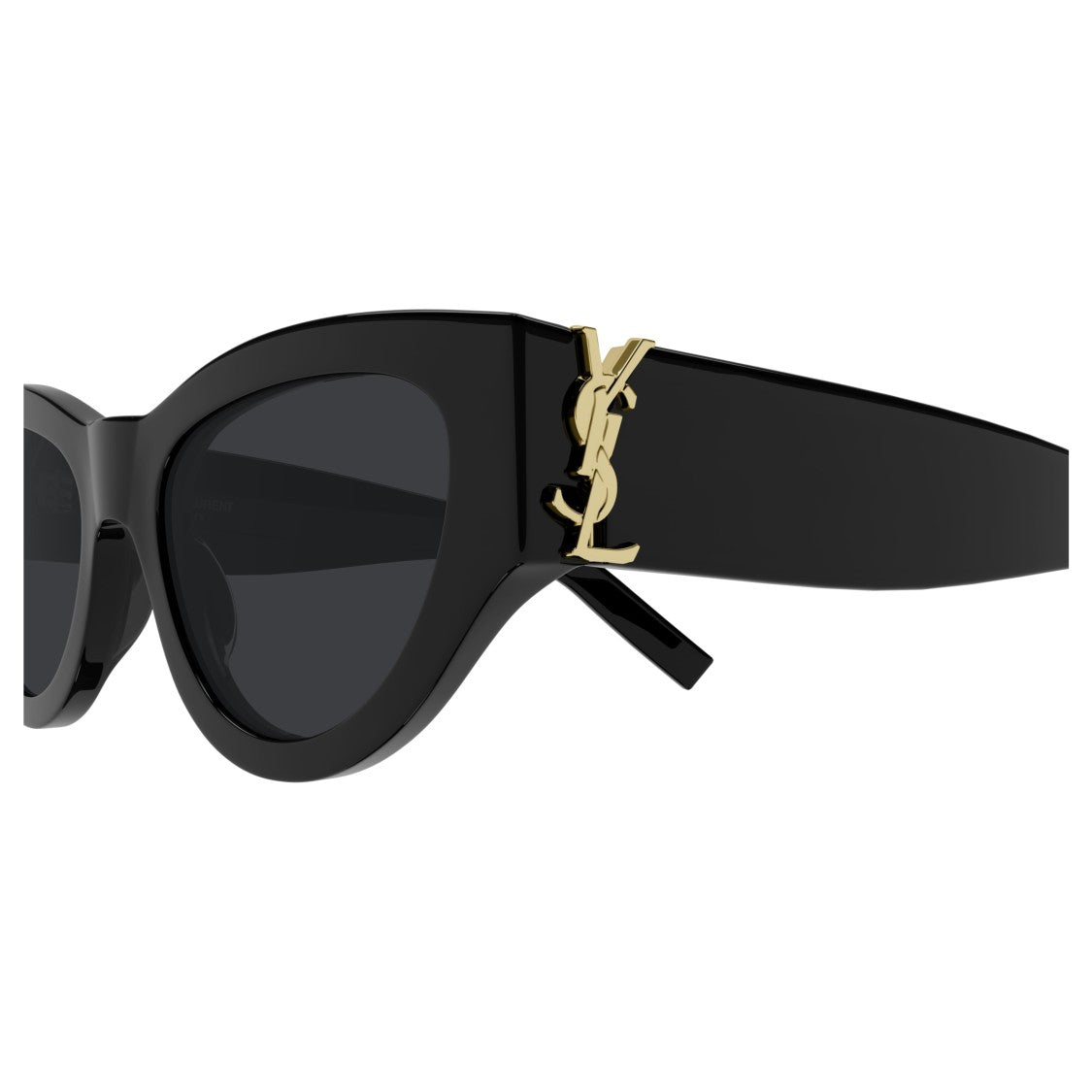 Saint Laurent Cat-Eye Sunglasses With Bold Acetate Frames And Signature Logo