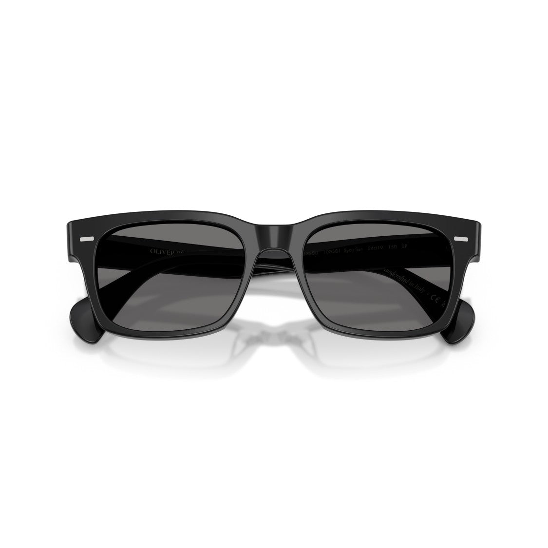 Oliver Peoples 0Ov5332su Bold Rectangular Acetate Sunglasses With Metallic Accents