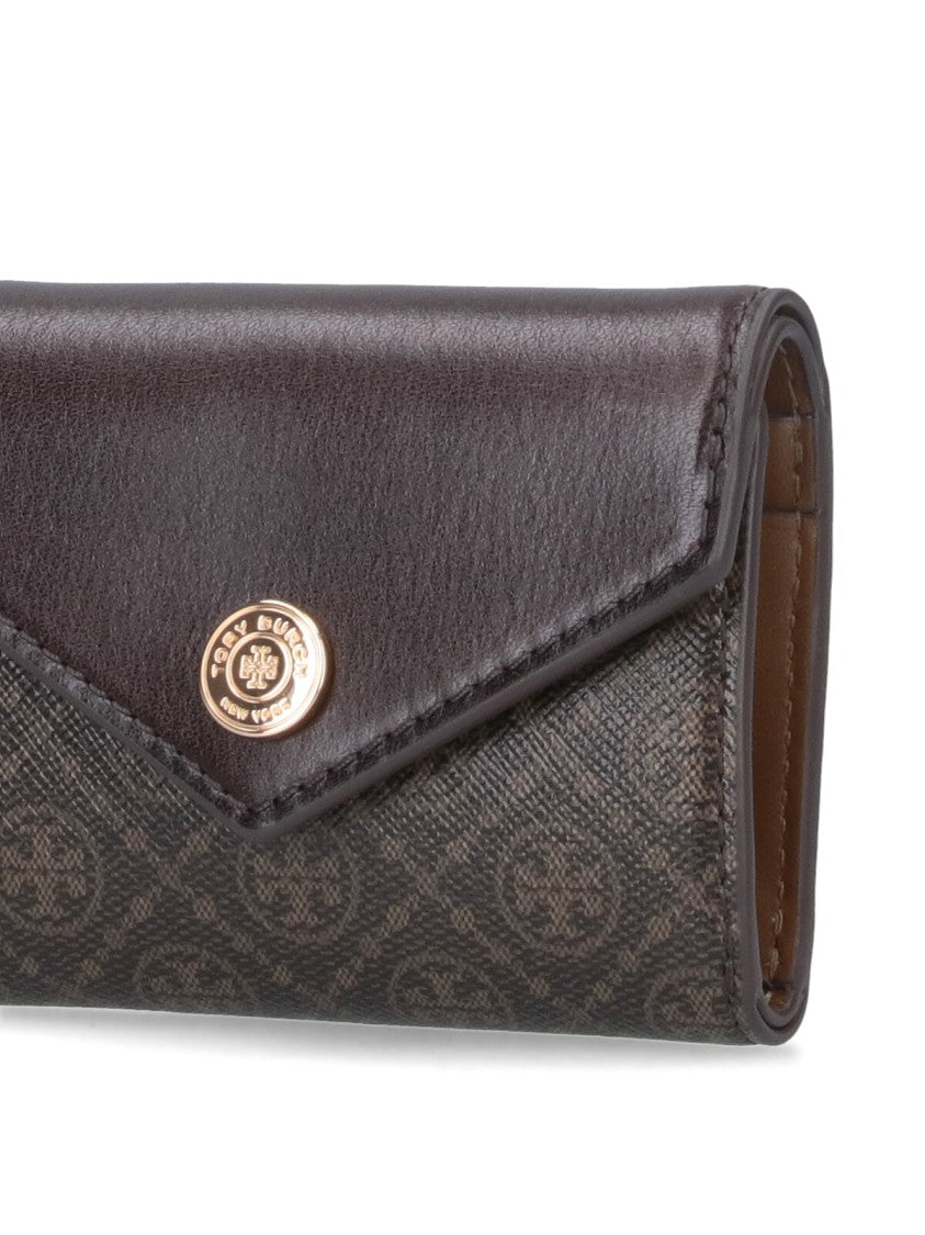 Tory Burch Small Wallet "T Monogram" – Brown