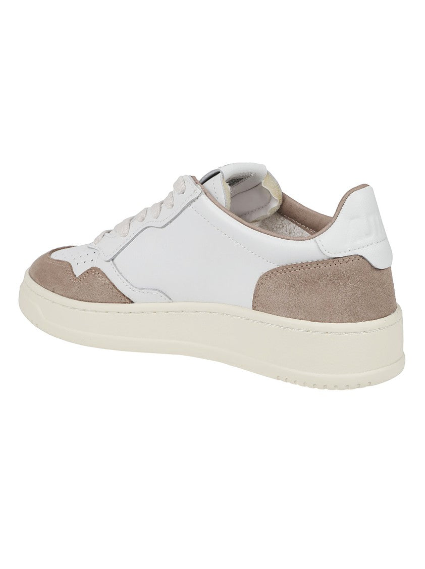 Autry Medalist Low Calf Leather Suede Sneakers