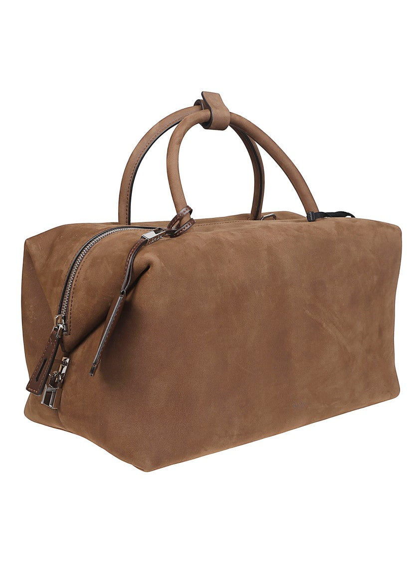 Max Mara Holdalls Brown Calf Leather Bag