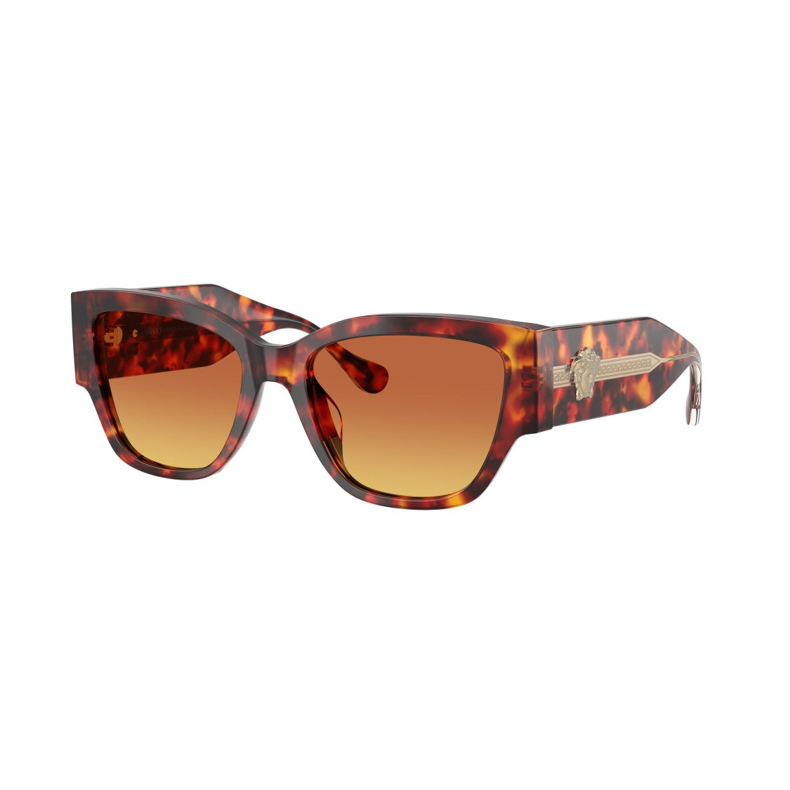 Versace 0Ve4509u Oversized Square Tortoiseshell Sunglasses