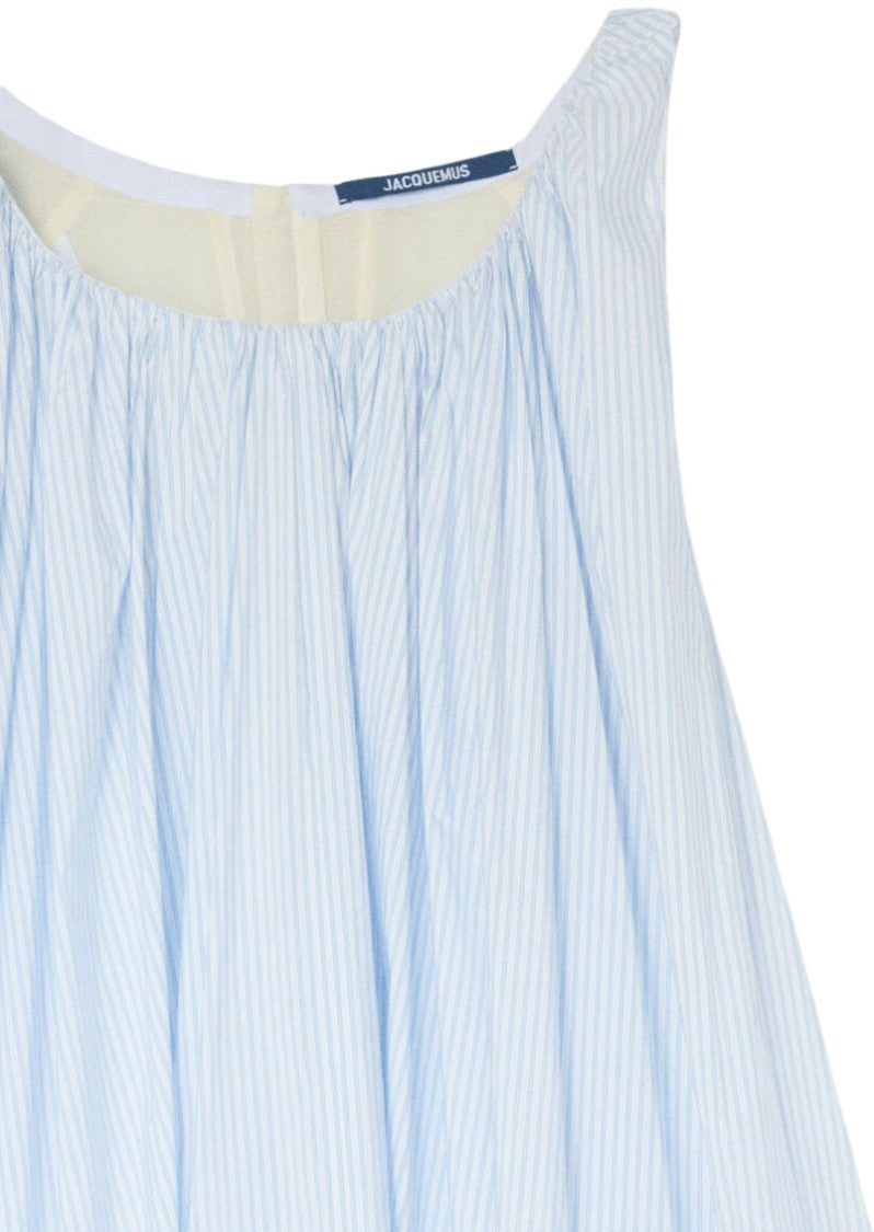 Jacquemus Lavender Cotton Blend Dress