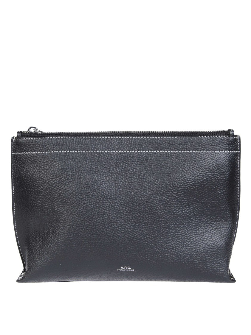 A.P.C. Pochette Neige Clou Leather Wallet