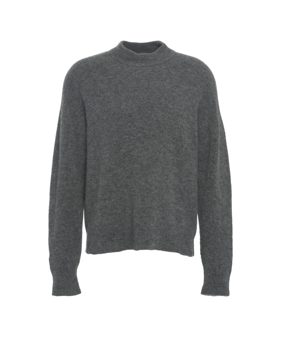 Atomo Factory Relaxed Fit High-Collared Sweater With Ribbed Details