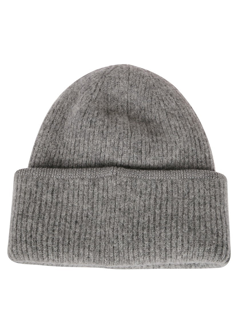 Jacquemus Ribbed Knit Hat With Turn-Up Brim