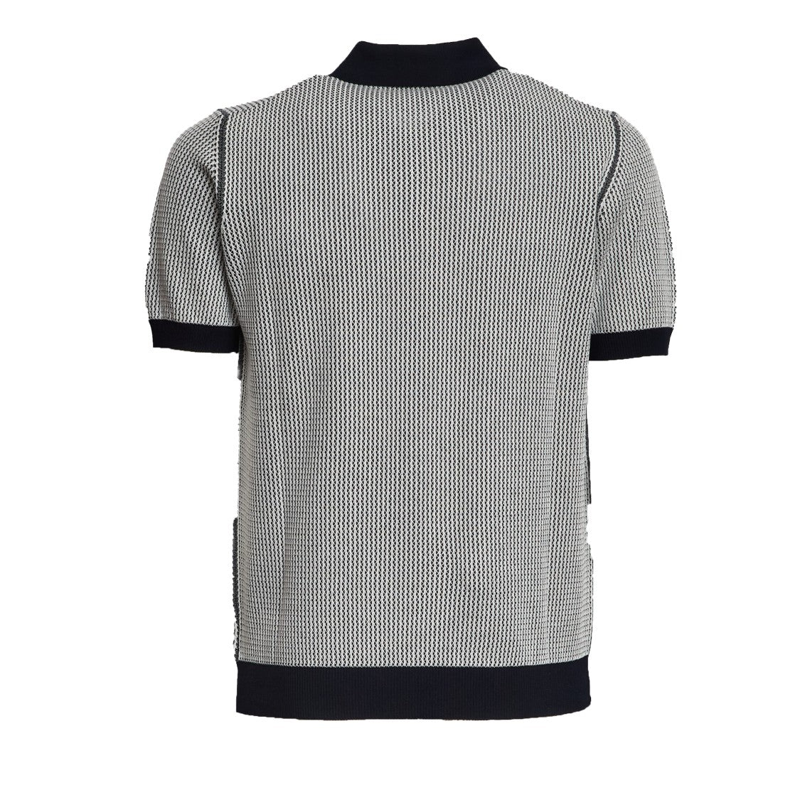 Zanone Slim Fit Contrast Trim Polo Shirt
