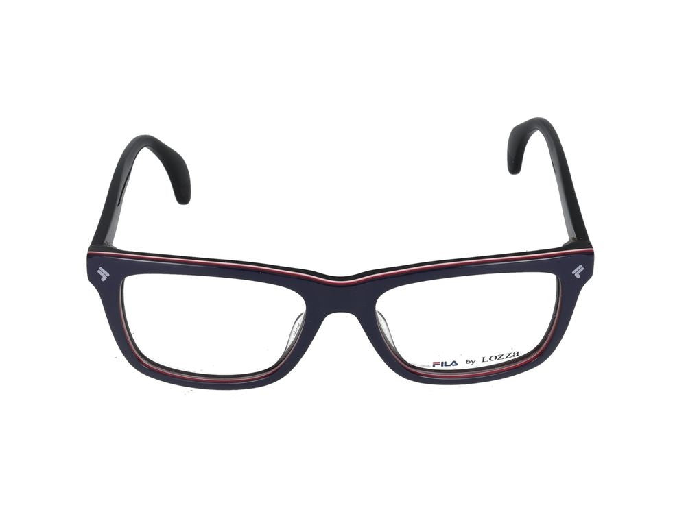 Lozza Eyeglasses Vl4242 09Dd Striped Blue/White Azure 54/18/145