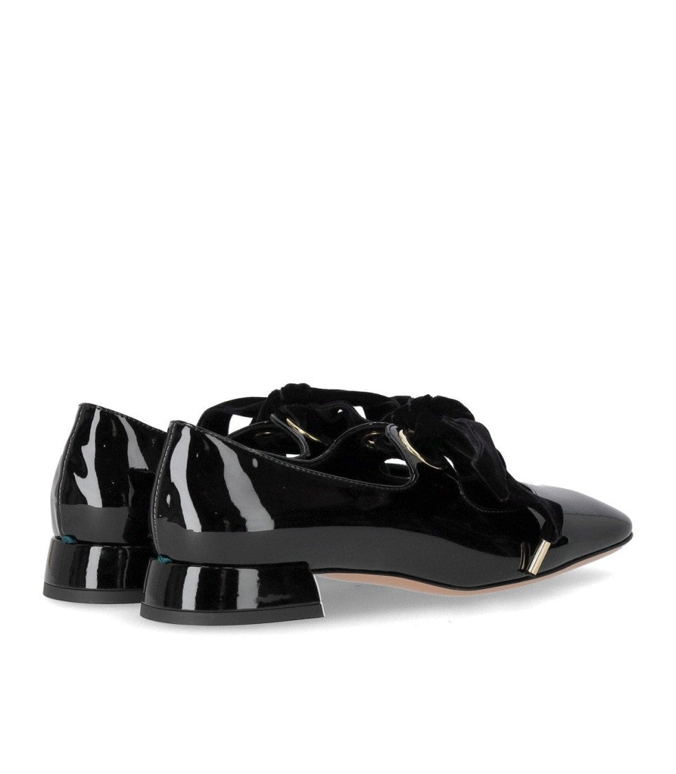 A. Bocca Mary Jane Black Ballet Flat With Bow