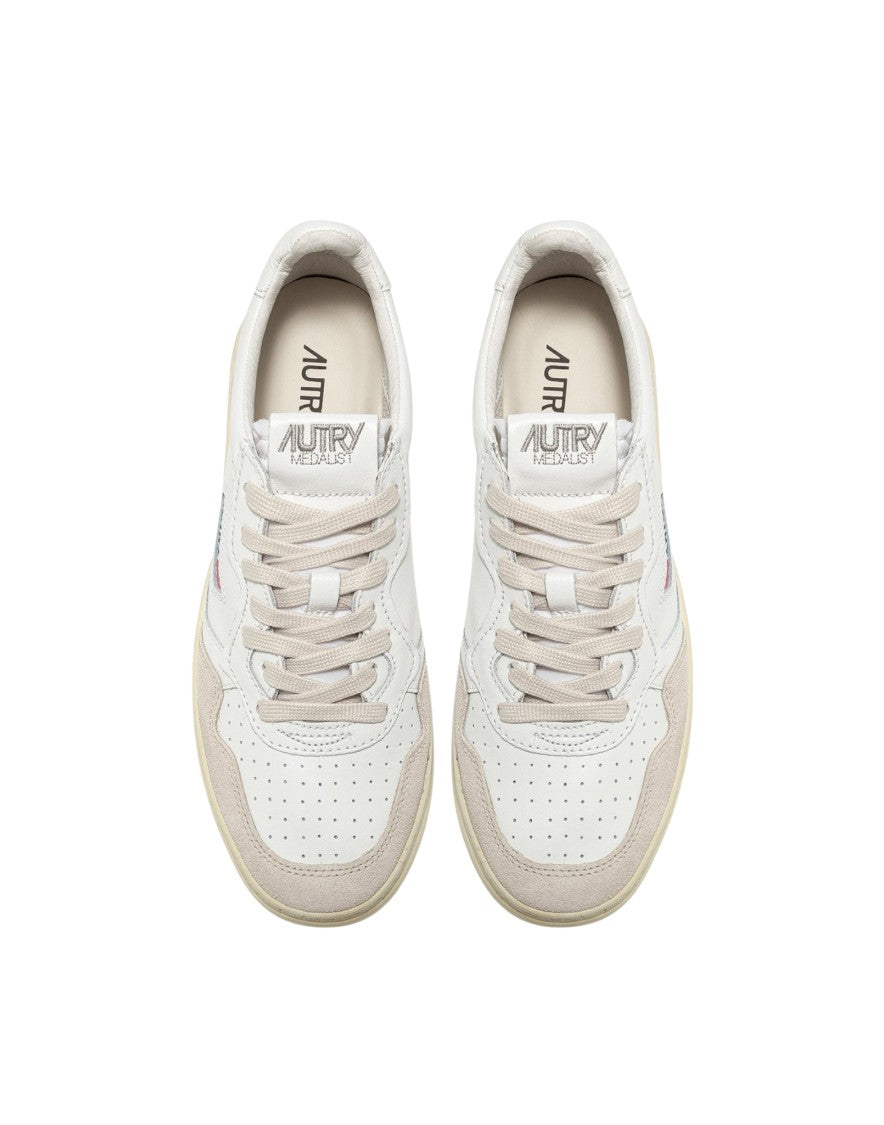 Autry Aulm Ls33 White Medalist Sneakers