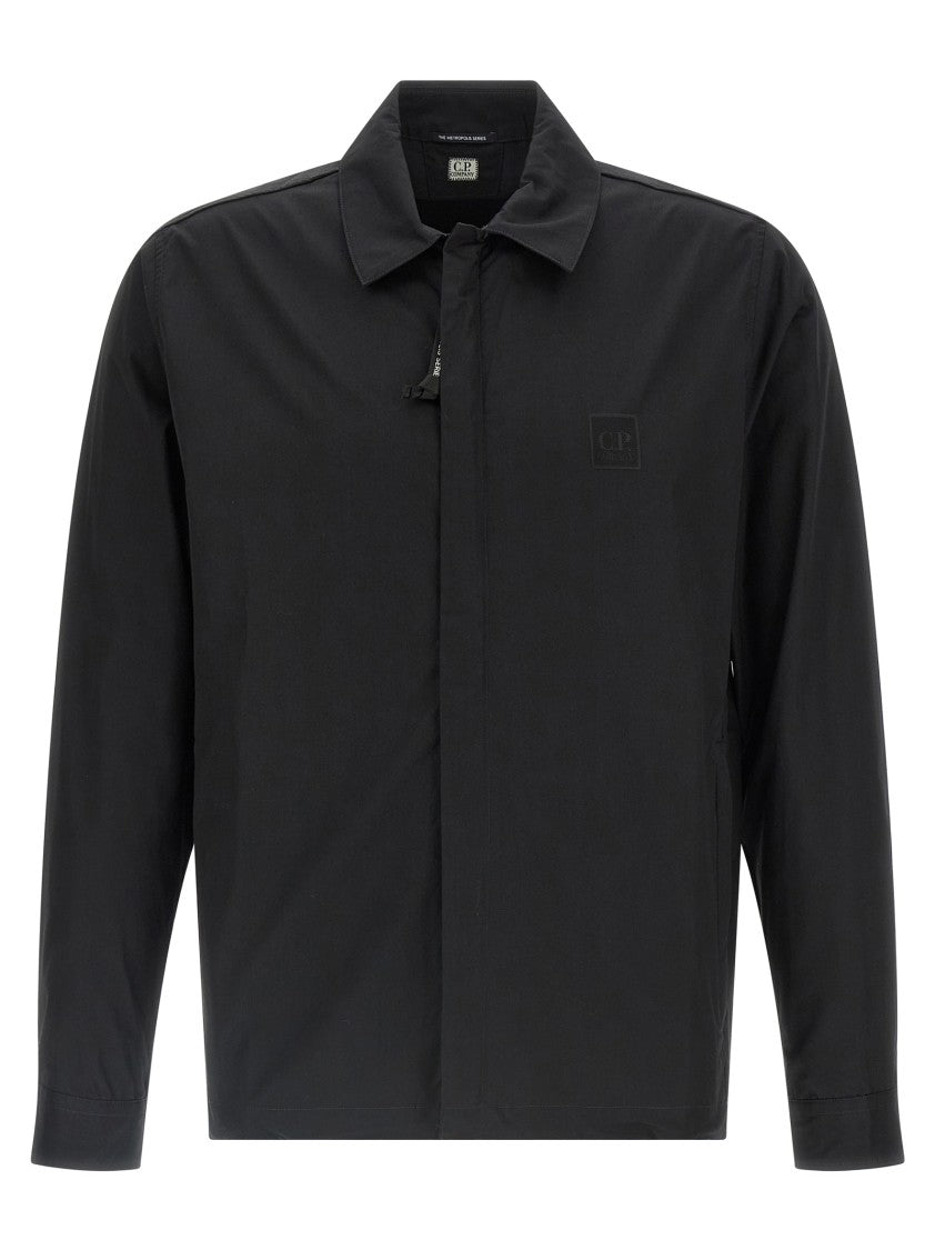 C.P. Company Zip Overshirt With Concealed Front Closure