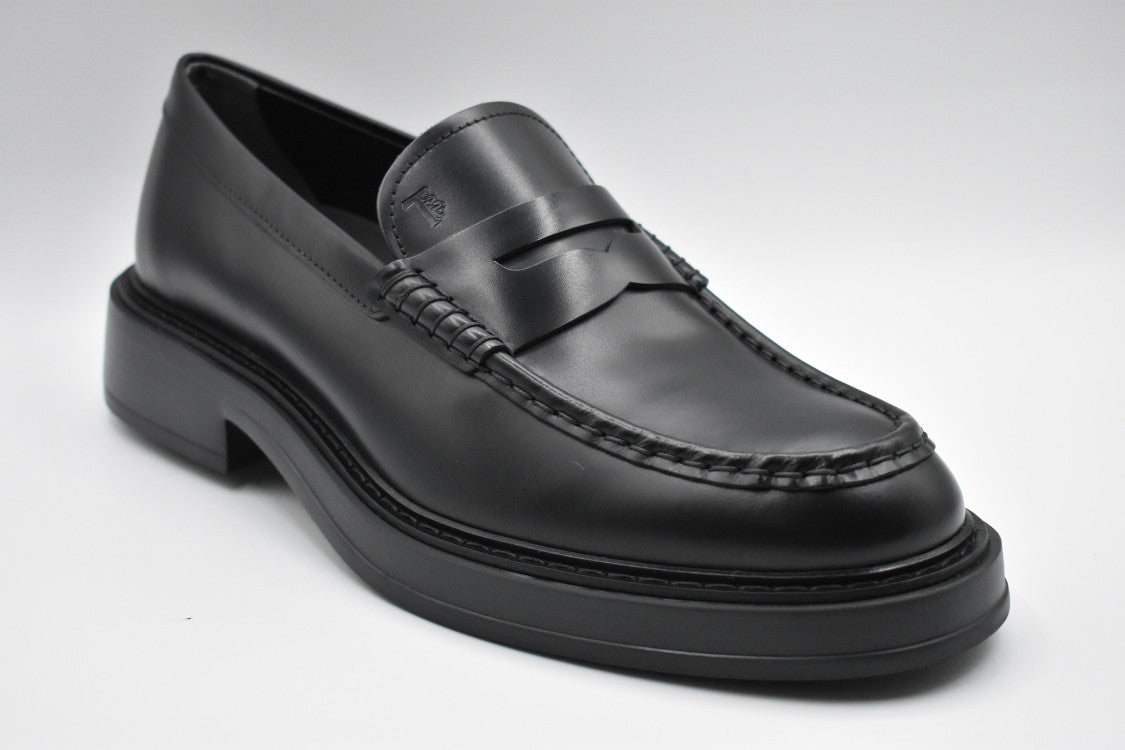 Tod's Black Loafers
