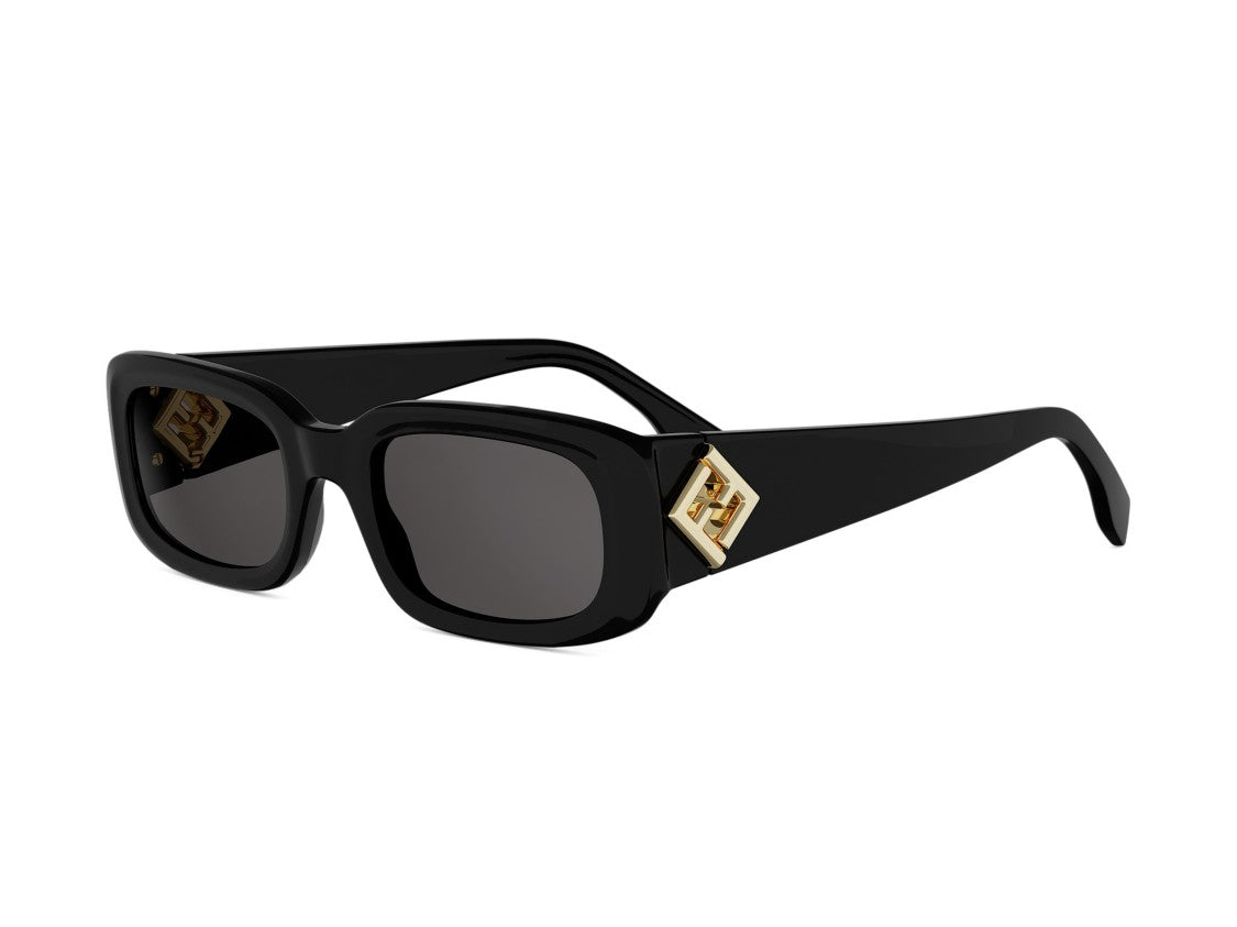 Fendi Gold Fe40222i Oversized Square Sunglasses