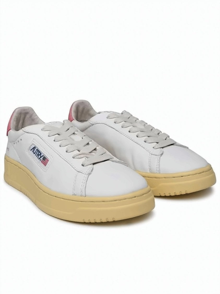 Autry Low-Top Sneakers With Goat Skin Upper
