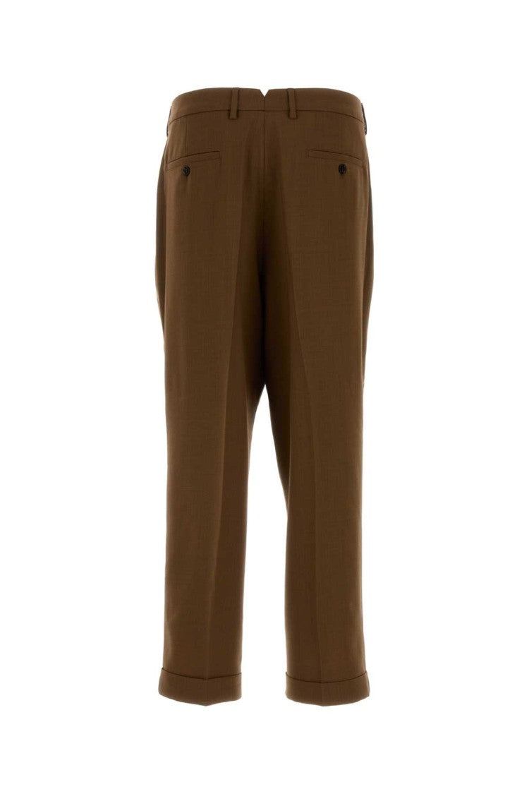 Ami Caramel Wool Pant