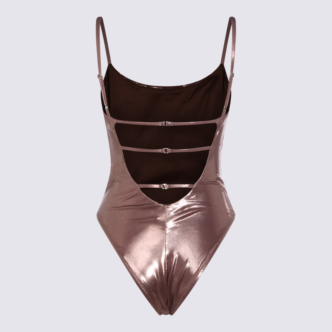 Blumarine Brown Sleeveless Swimsuit