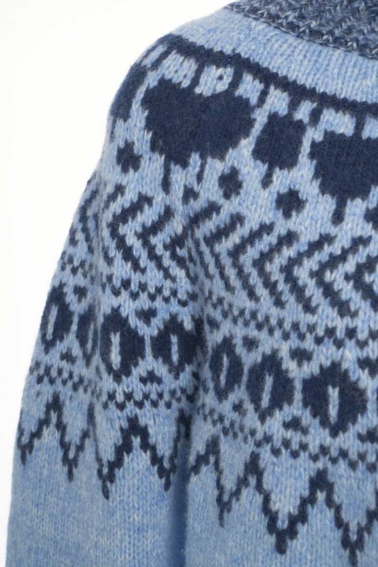 Baum Und Pferdgarten Oversized Norwegian Sweater With Classic High Collar