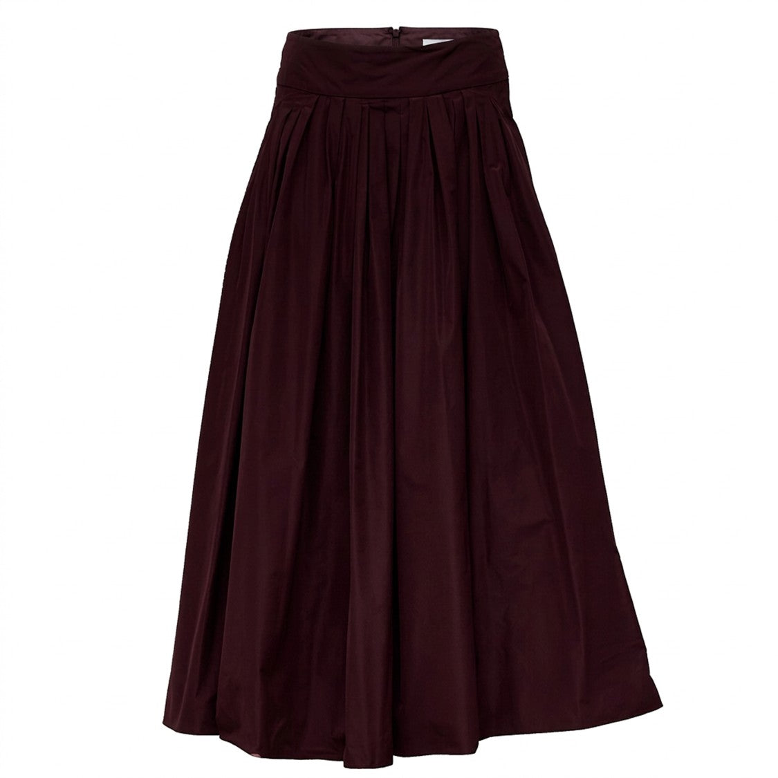 Max Mara Romina Long Taffeta Skirt