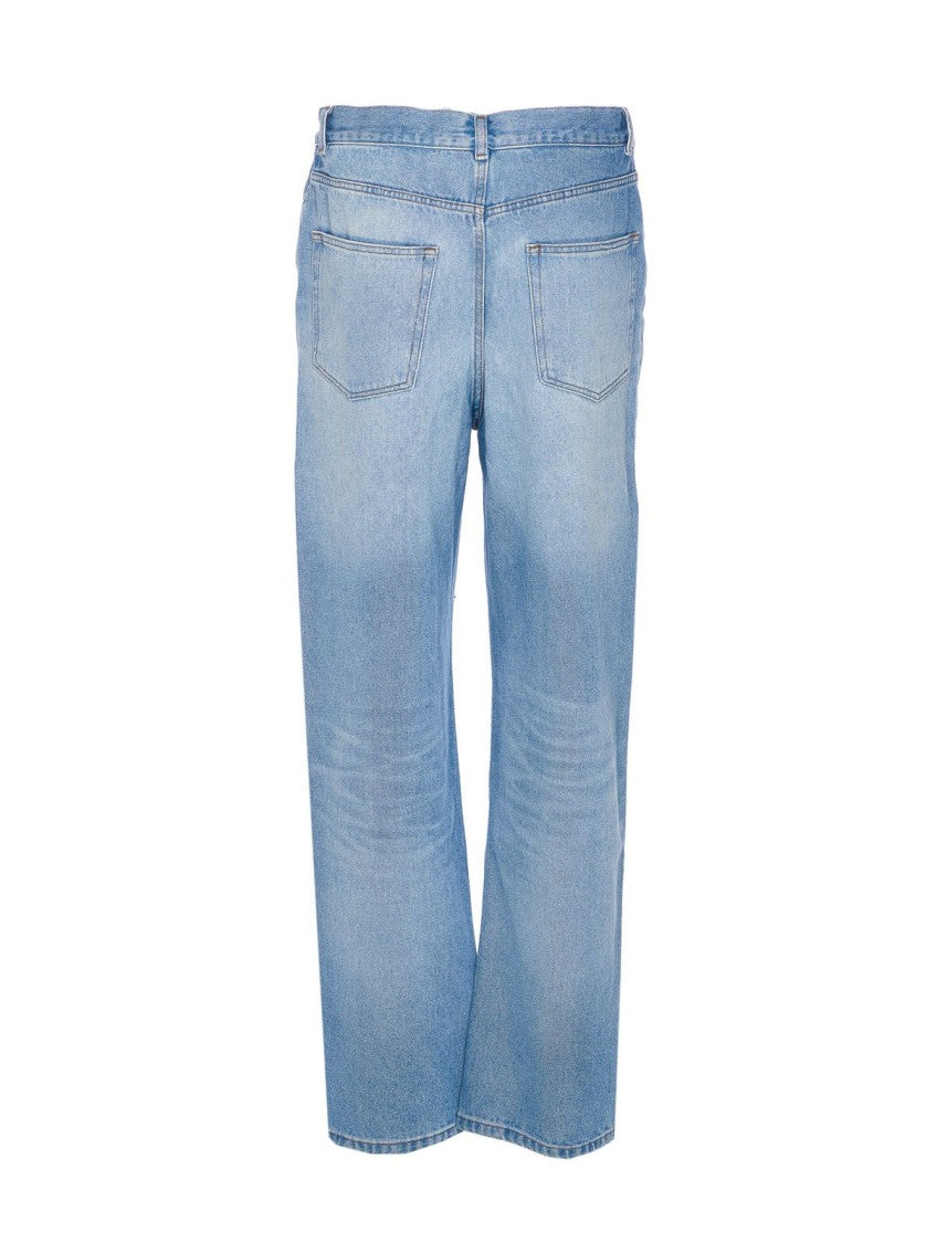 A.P.C. Straight-Leg Denim Pants With Mid-Rise Waist