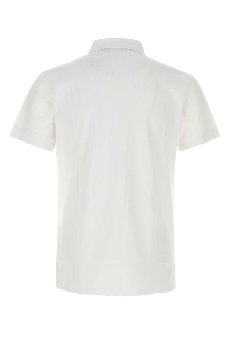 Burberry White Piquet Polo Shirt