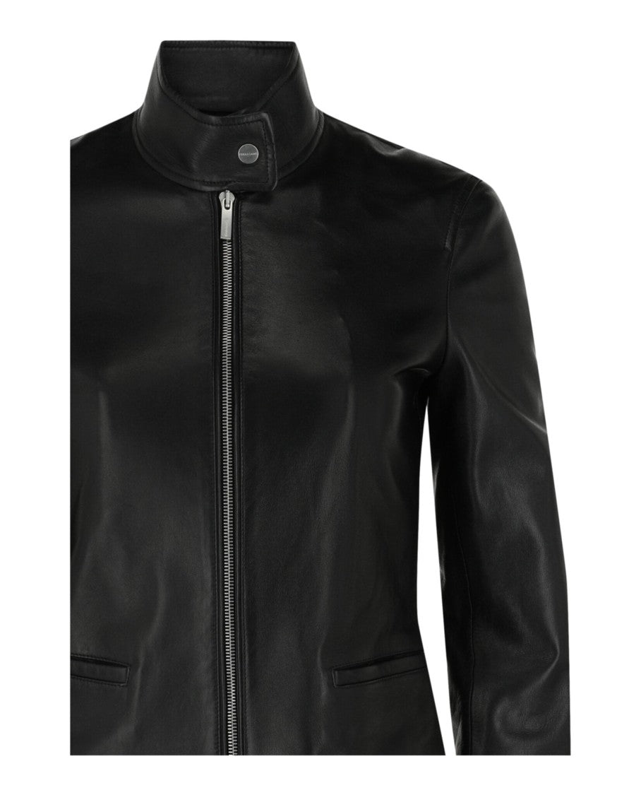 Ferragamo Leather Biker Jacket